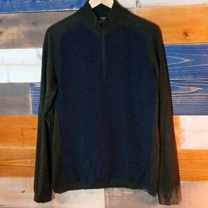 Eddie Bauer Sweater M olive green grey